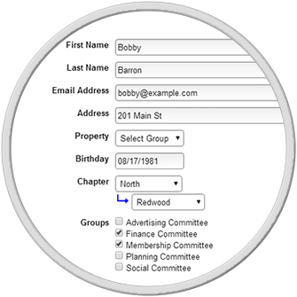 HOA website features