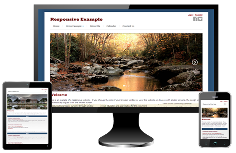 responsive hoa website